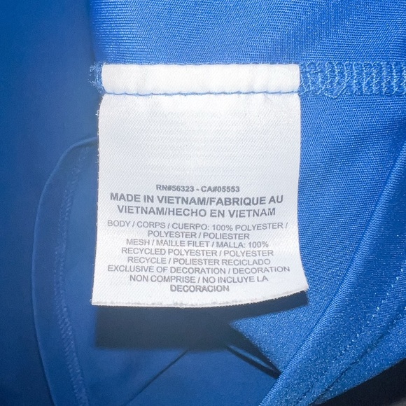 Nike Men’s Dri-FIT Short Sleeve Fitness Top, Royal Blue/Gray | L - Picture 6 of 10